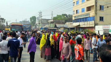 গাজীপুরে ৪ ঘণ্টা পর মহাসড়ক ছাড়লেন শ্রমিকরা, যান চলাচল শুরু