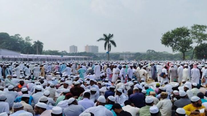 সোহরাওয়ার্দী উদ্যানে চলছে তাবলিগ জামায়াতের সমাবেশ